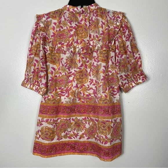 LOLA Australia ruffle paisley blouse - Picture 8 of 11